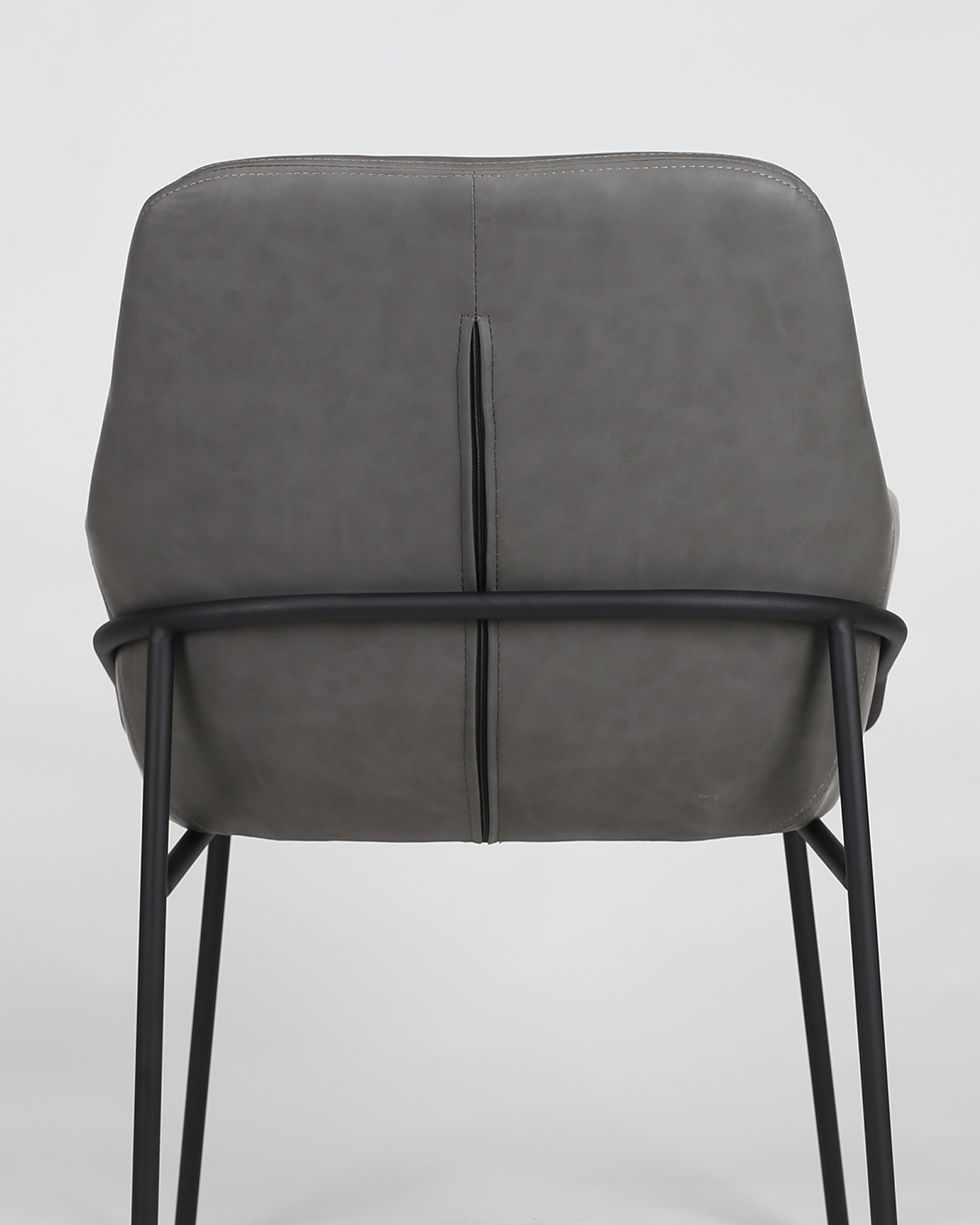 Scaun de luat masa din piele cu braț Scaun de luat masa din piele cu braț