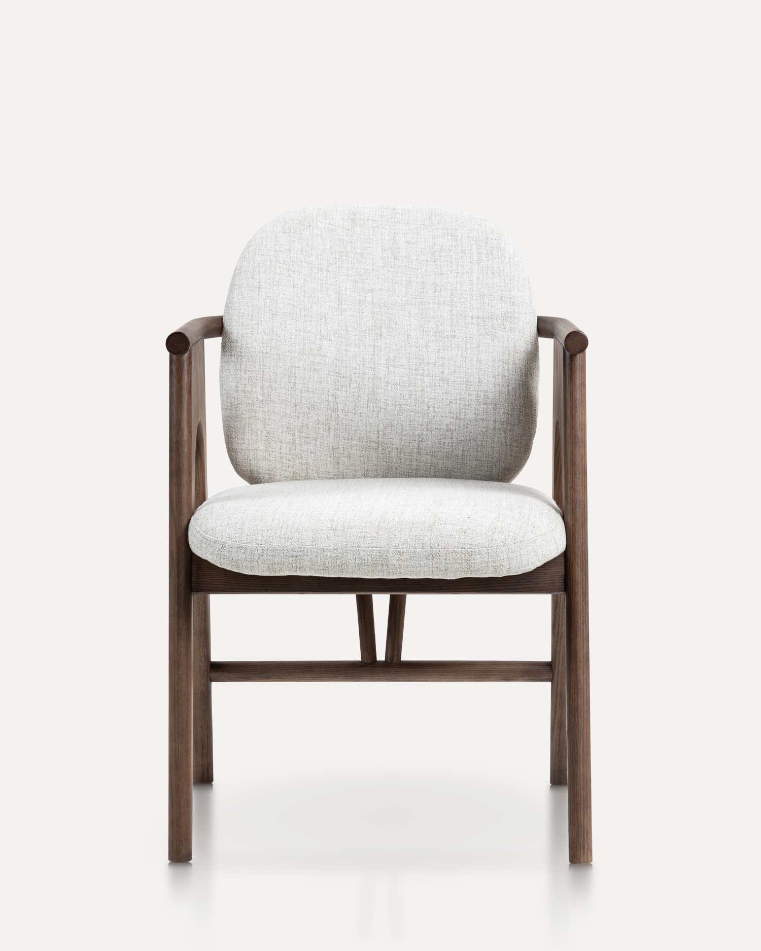 Scaun de lemn tapițat elegant Scaun de lemn tapițat elegant