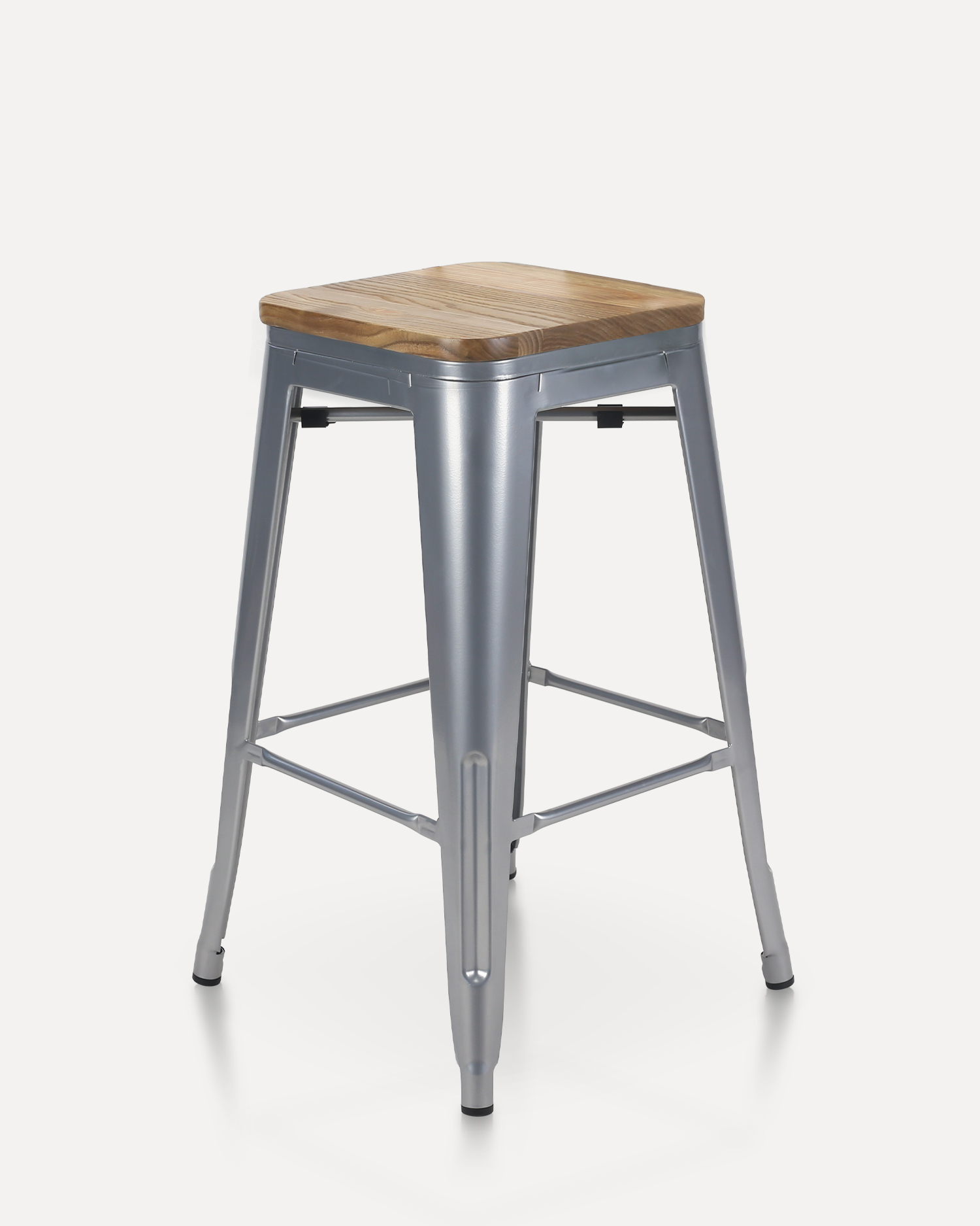 Scaune clasice de design metal negru