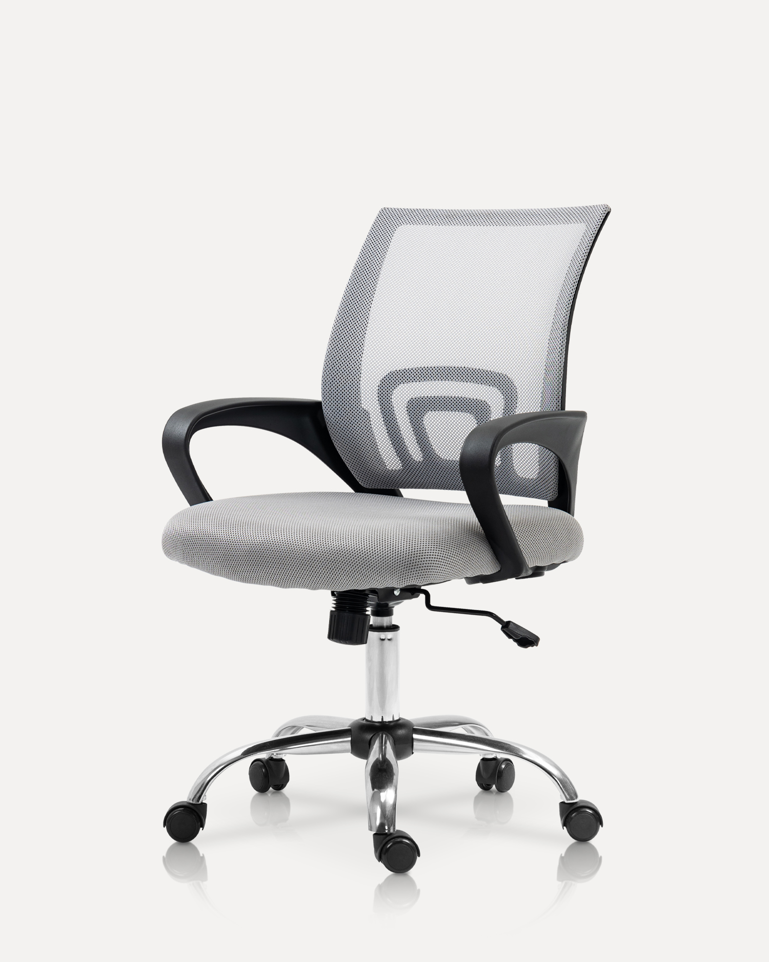 Scaun de birou clasic cromat