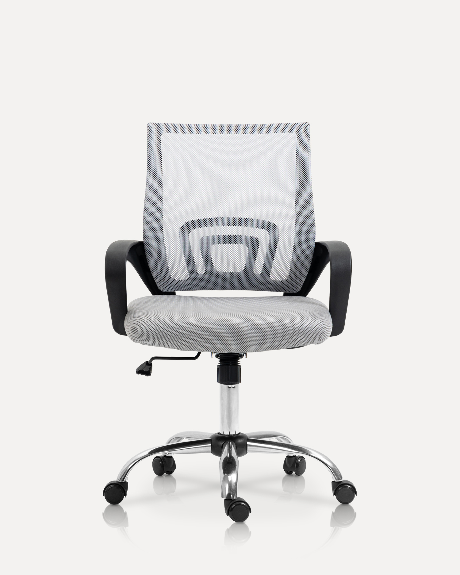 Scaun de birou clasic cromat Scaun de birou clasic cromat