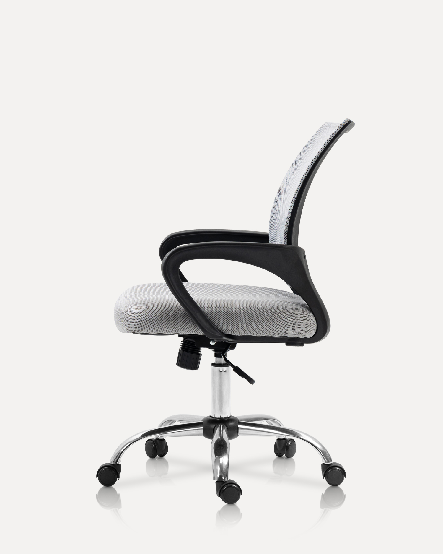 Scaun de birou clasic cromat Scaun de birou clasic cromat